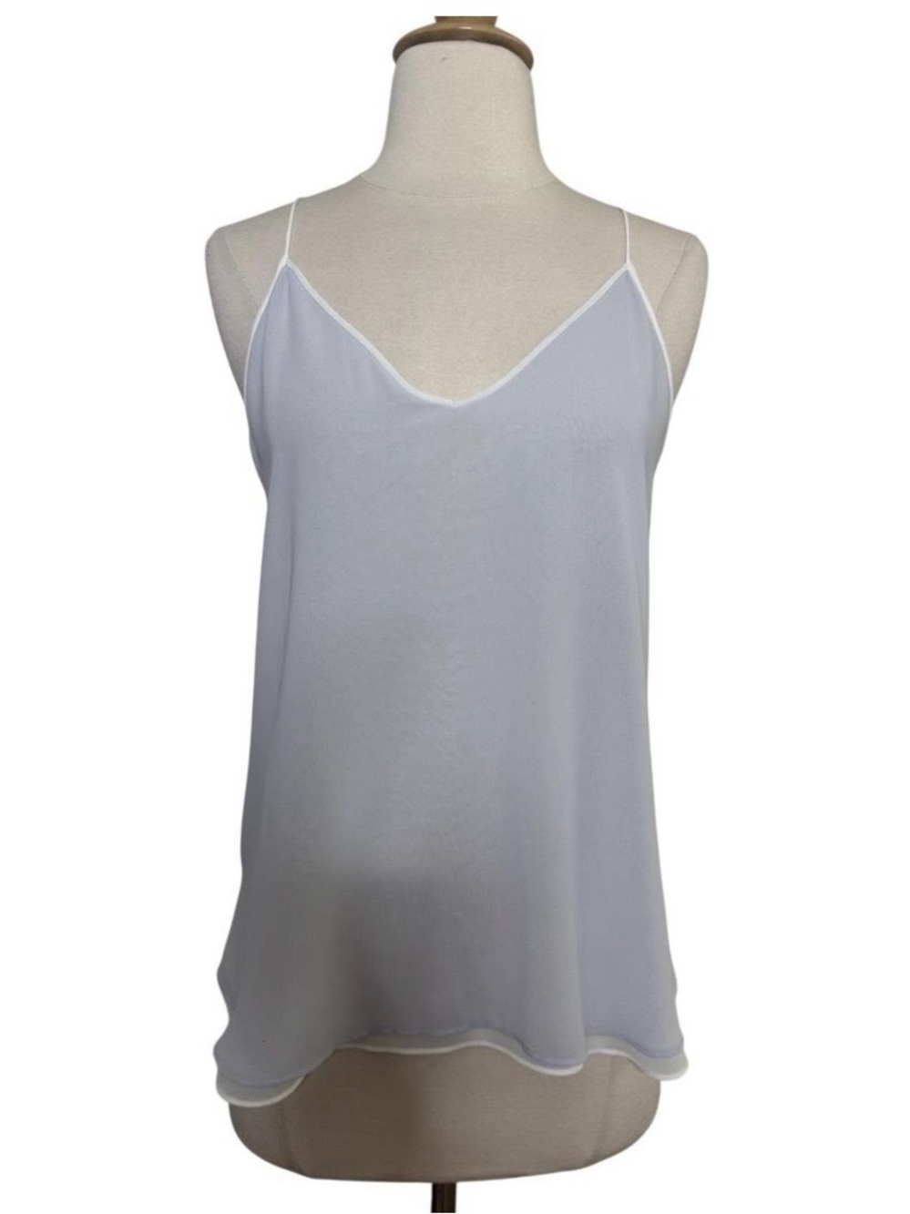 Chelsea28 Pale Blue V-Neck Spaghetti Strap Cami